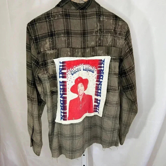 Northeast Outfitters Jimmi Hendrix Flannel Shirt Small - Picture 1 of 9